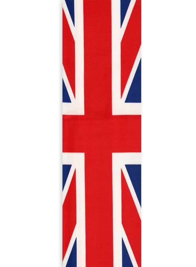 LLBFHH USA And UK Flag Graduation Stole, Satin Embroidery Graduation Sash for International Students, 72 Inch Length. - Image 5